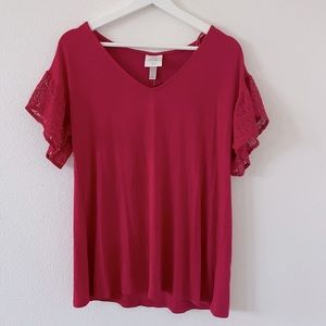 KNOX ROSE SHORT SLEEVE BLOUSE